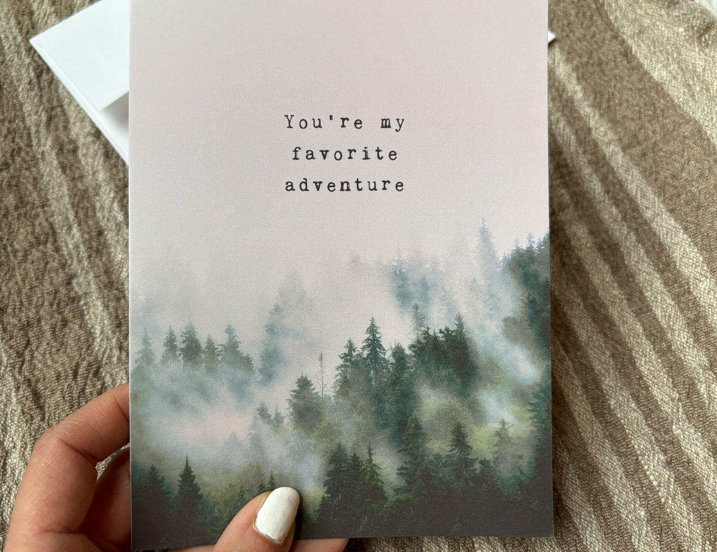 You're My Favorite Adventure Greeting Card for him